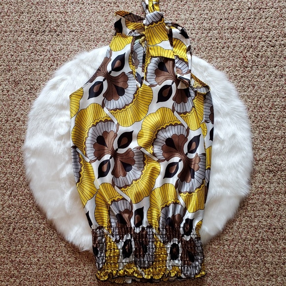 Satin Tie-neck Blouse - Picture 8 of 8